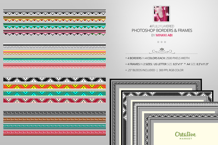 Creative PSD Borders and Frames in Objects - product preview 8