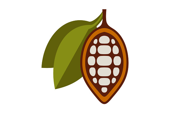 Chocolate Cocoa Beans Icon in Icons - product preview 1