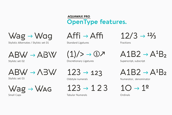 Aquawax Pro - 27 fonts in Icon Fonts - product preview 13