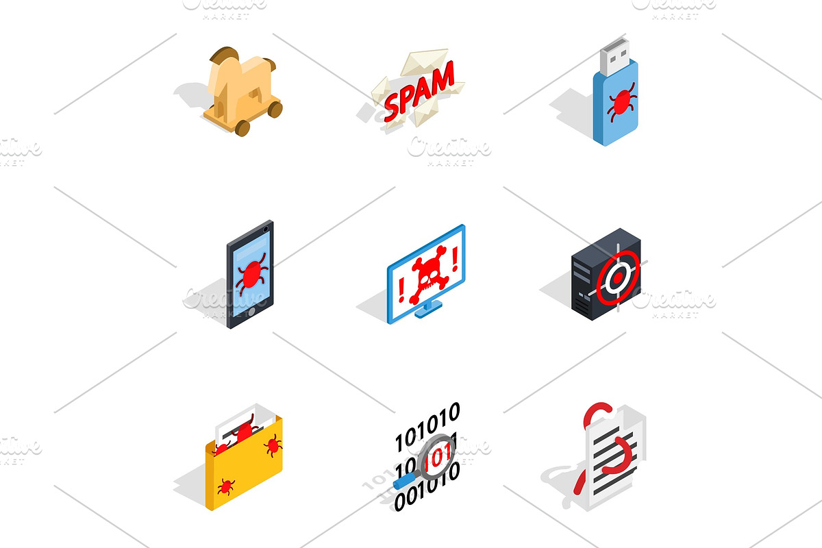 Protection and security icons in Illustrations - product preview 8