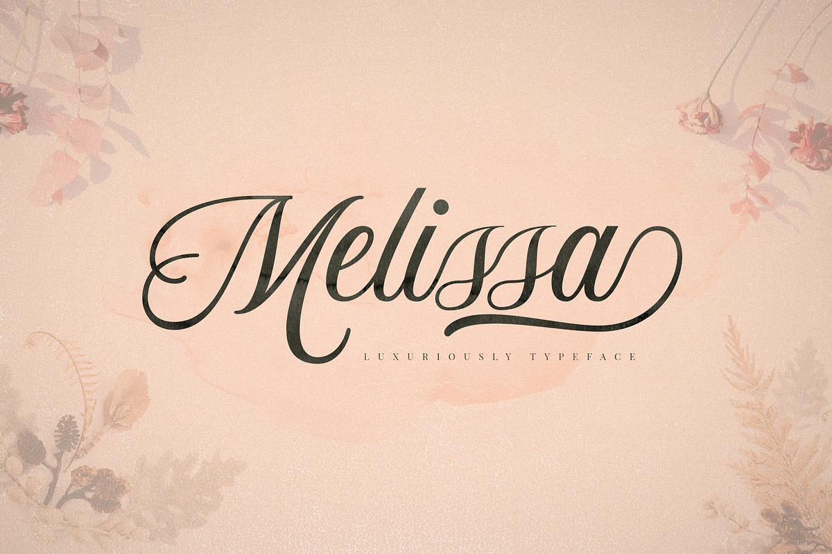 Mellisa Luxuriously Typeface in Script Fonts - product preview 8