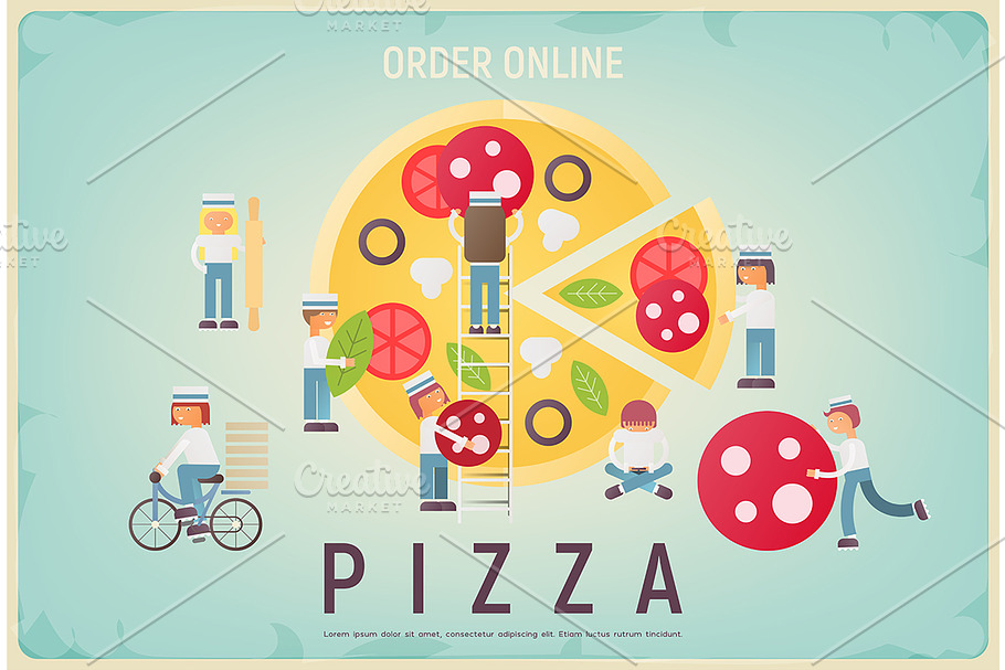 Pizza Order Online in Illustrations - product preview 8
