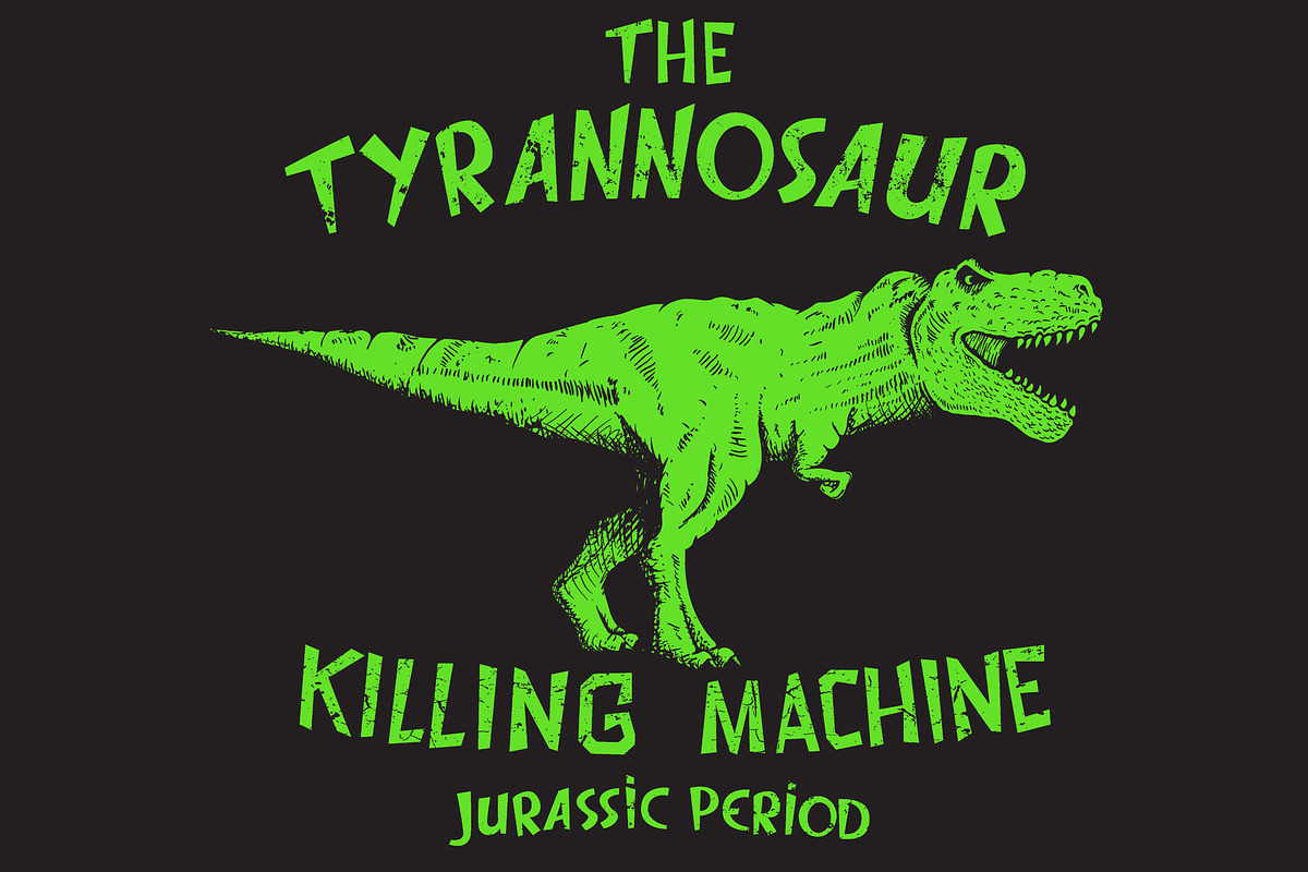 dangerous tyranosaur in Illustrations - product preview 8