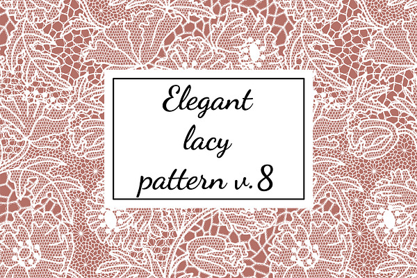 Elegant lacy pattern v.8