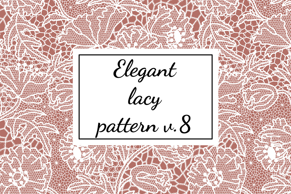 Elegant lacy pattern v.8 in Patterns - product preview 8