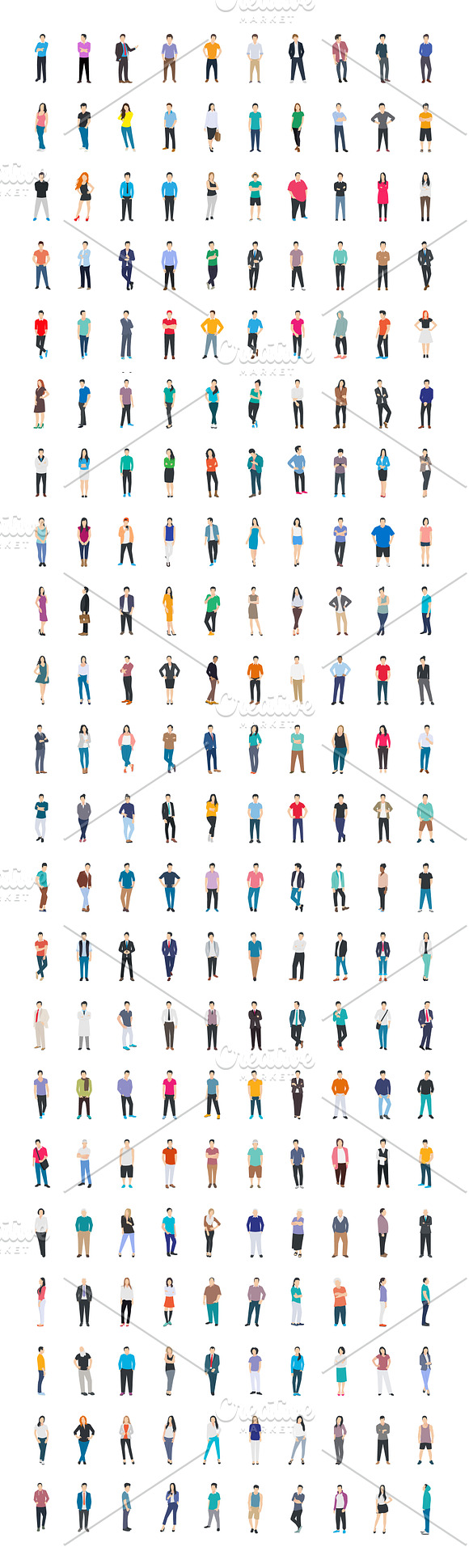 220 Flat People Vector Icons in Icons - product preview 1