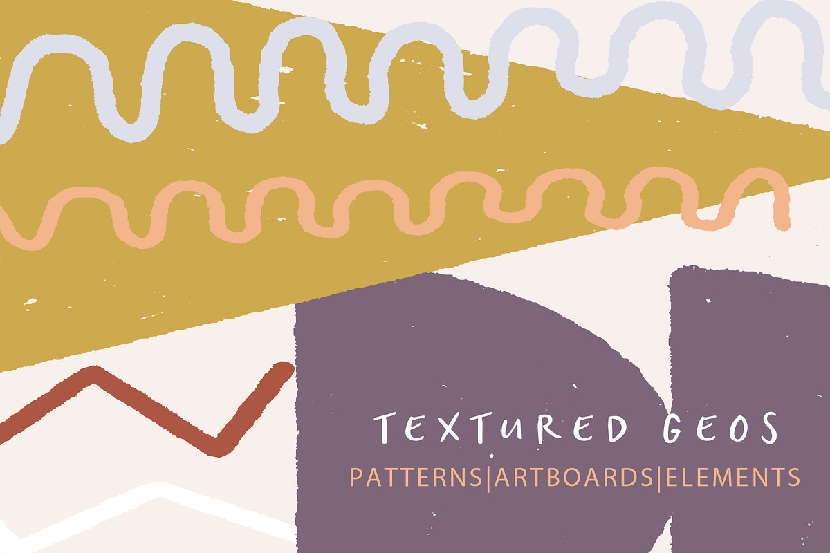 Textured Geo Patterns & Elements in Patterns - product preview 8