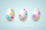 Happy Easter holiday composition