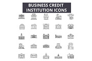 Business credit institution line