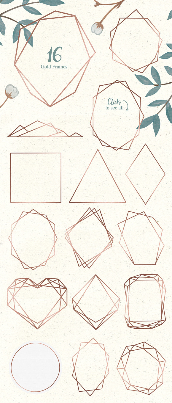 Geometric Play Rose Gold Edition in Illustrations - product preview 2