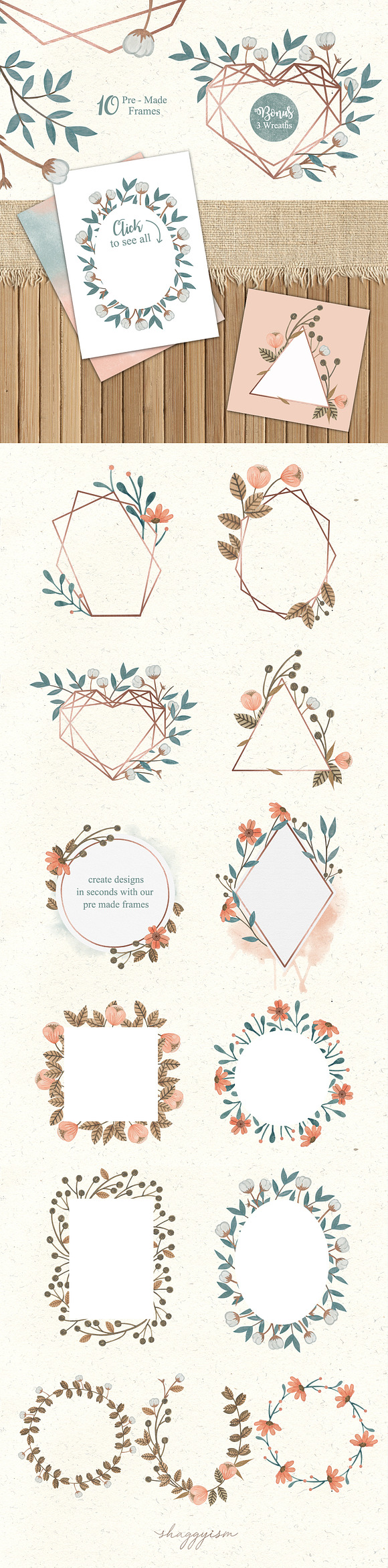Geometric Play Rose Gold Edition in Illustrations - product preview 3