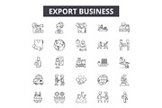 Export business line icons for web