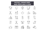 Facials, manicures and pedicures