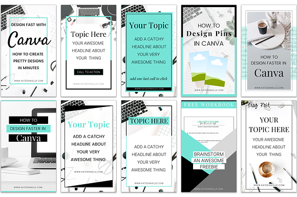 Canva Pinterest Templates in Pinterest Templates - product preview 1