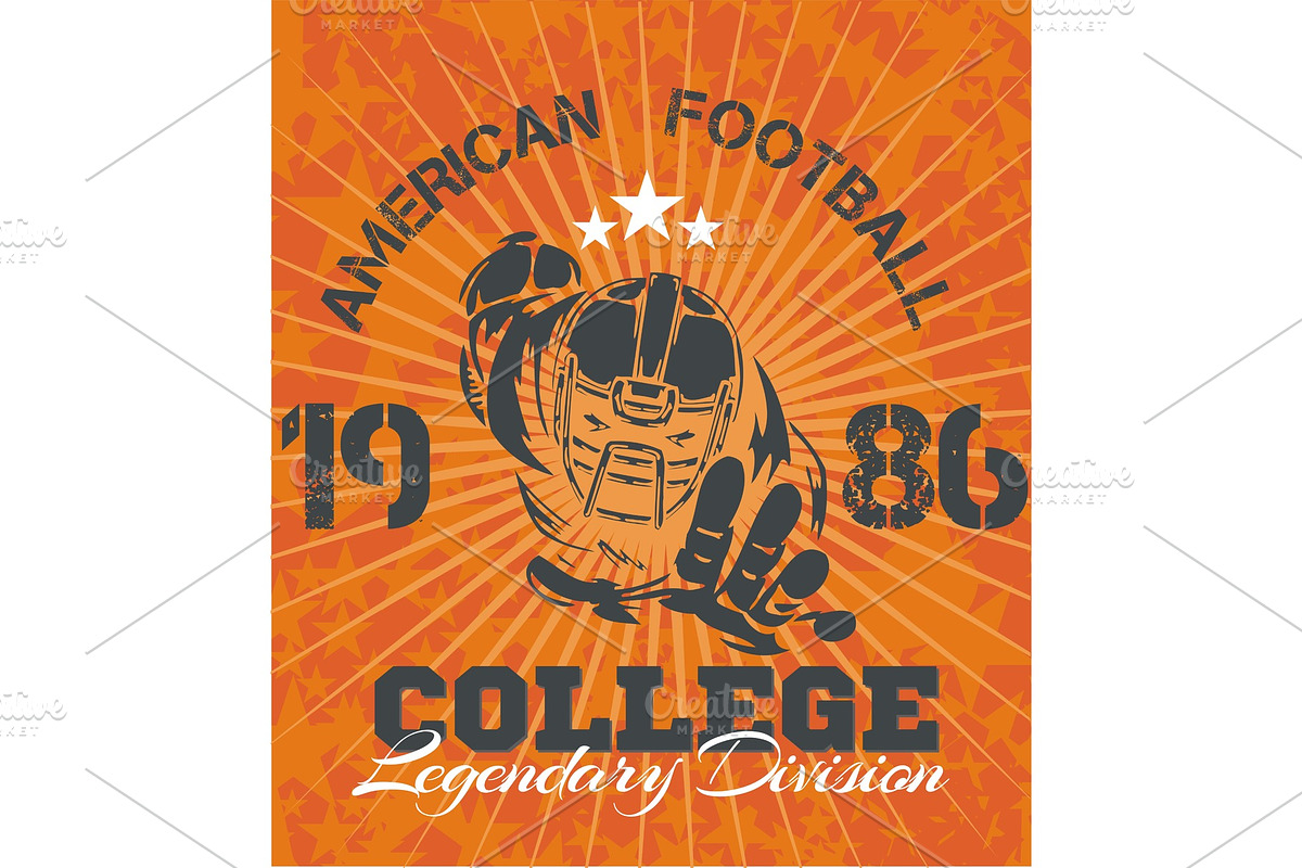 American Football - vector in Illustrations - product preview 8