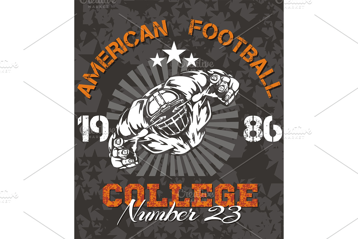 American Football - vector in Illustrations - product preview 8