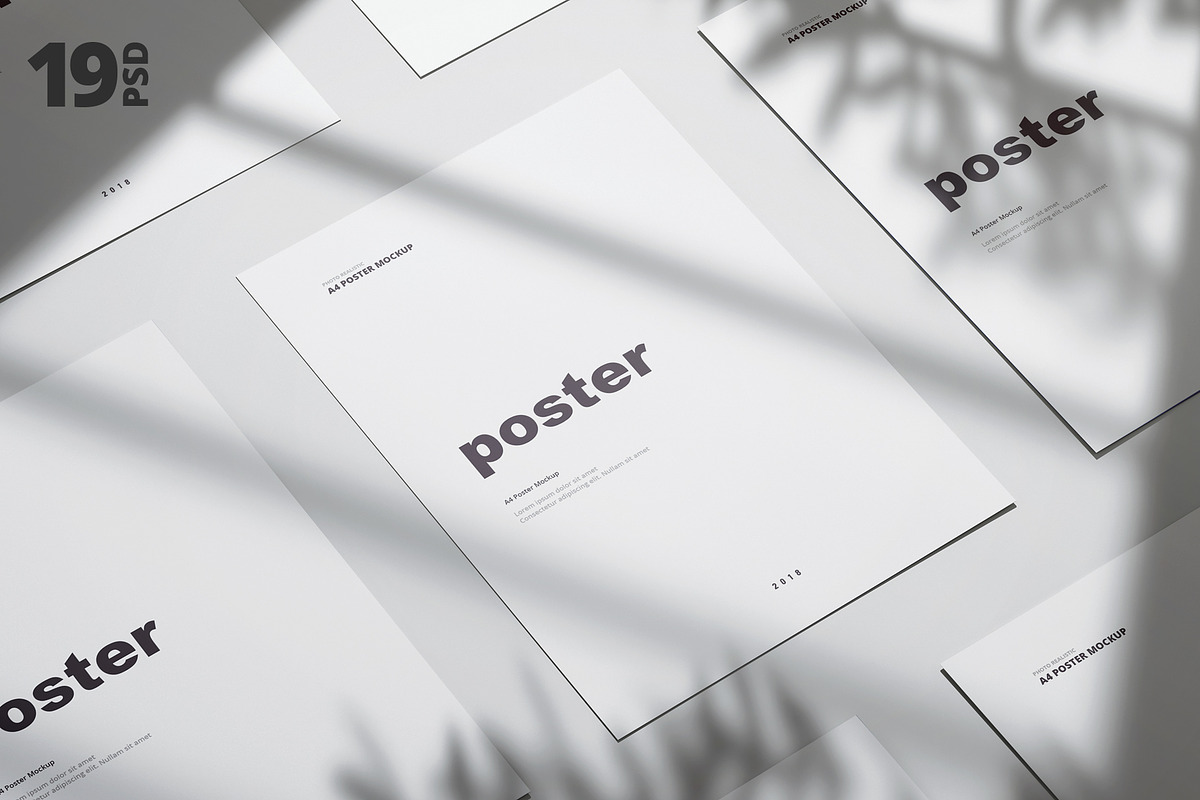 Poster / Flyer Mockups in Print Mockups - product preview 8
