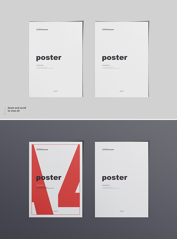 Poster / Flyer Mockups in Print Mockups - product preview 3