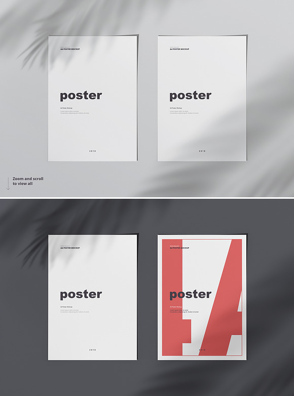 Poster / Flyer Mockups in Print Mockups - product preview 4