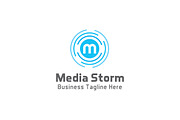 Media Storm Logo Template