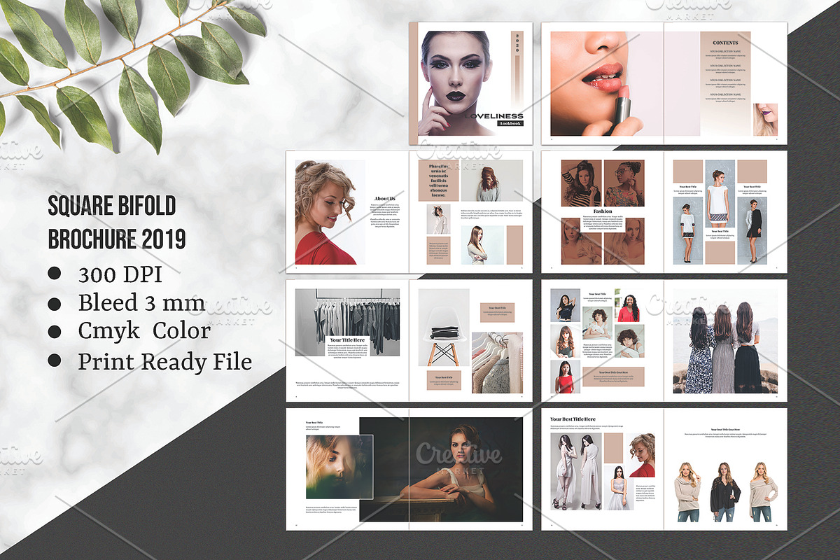 Fashion Lookbook / Brochure V866 in Brochure Templates - product preview 8