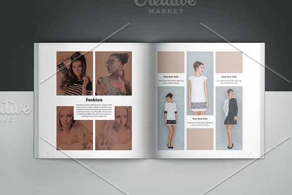 Fashion Lookbook / Brochure V866 in Brochure Templates - product preview 6