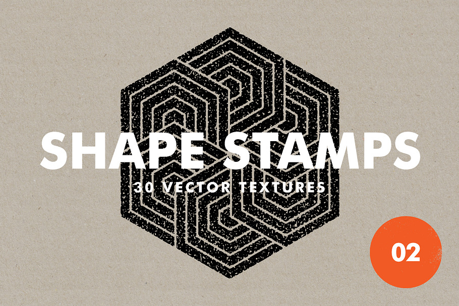 Vector Shape Stamps 02 in Textures - product preview 8