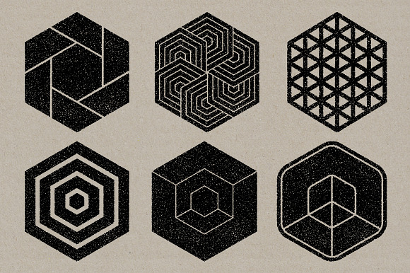 Vector Shape Stamps 02 in Textures - product preview 1