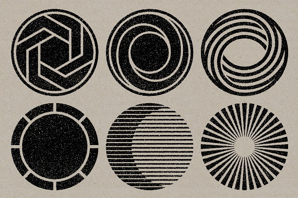 Vector Shape Stamps 02 in Textures - product preview 2