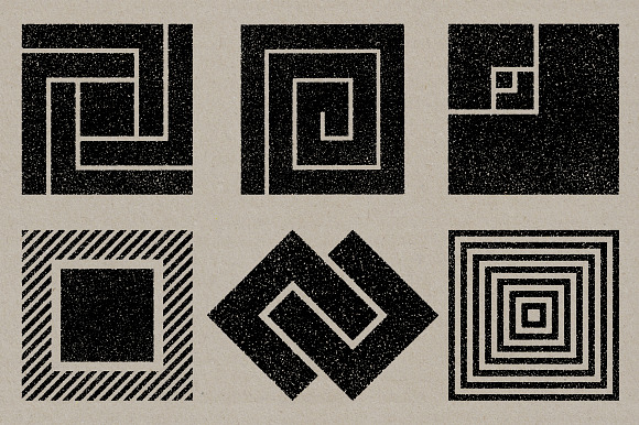 Vector Shape Stamps 02 in Textures - product preview 4
