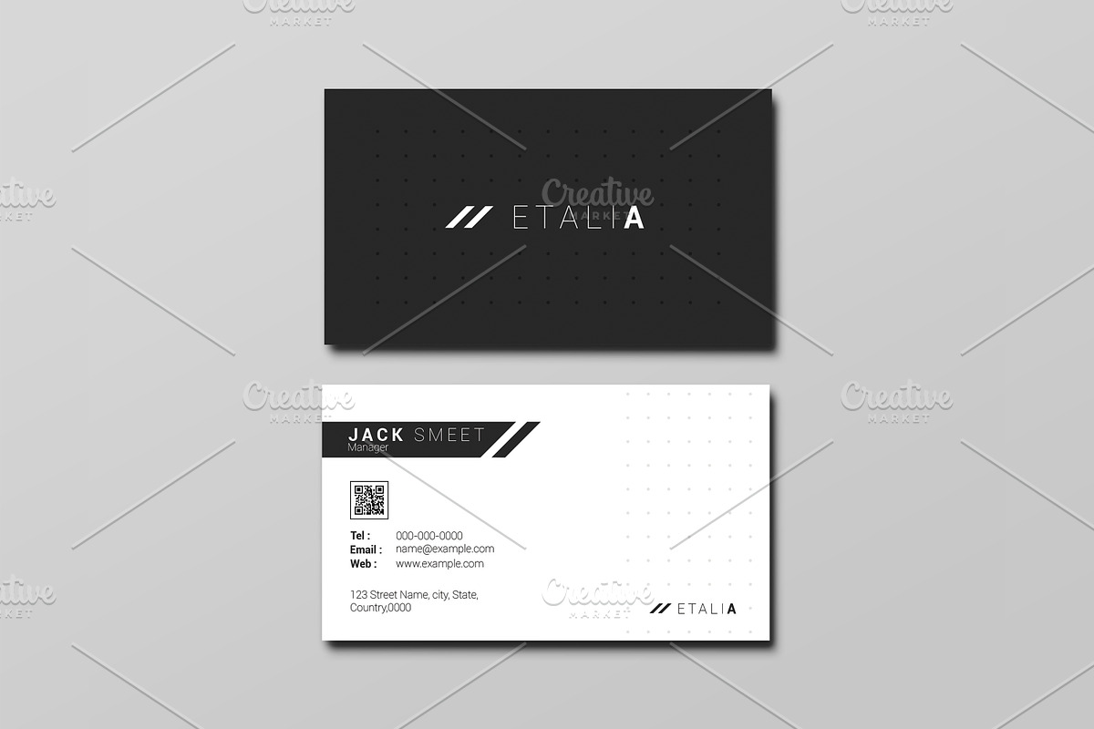 Minimal Business Card V27 in Business Card Templates - product preview 8