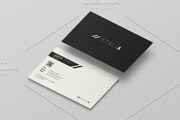 Minimal Business Card V27 in Business Card Templates - product preview 1