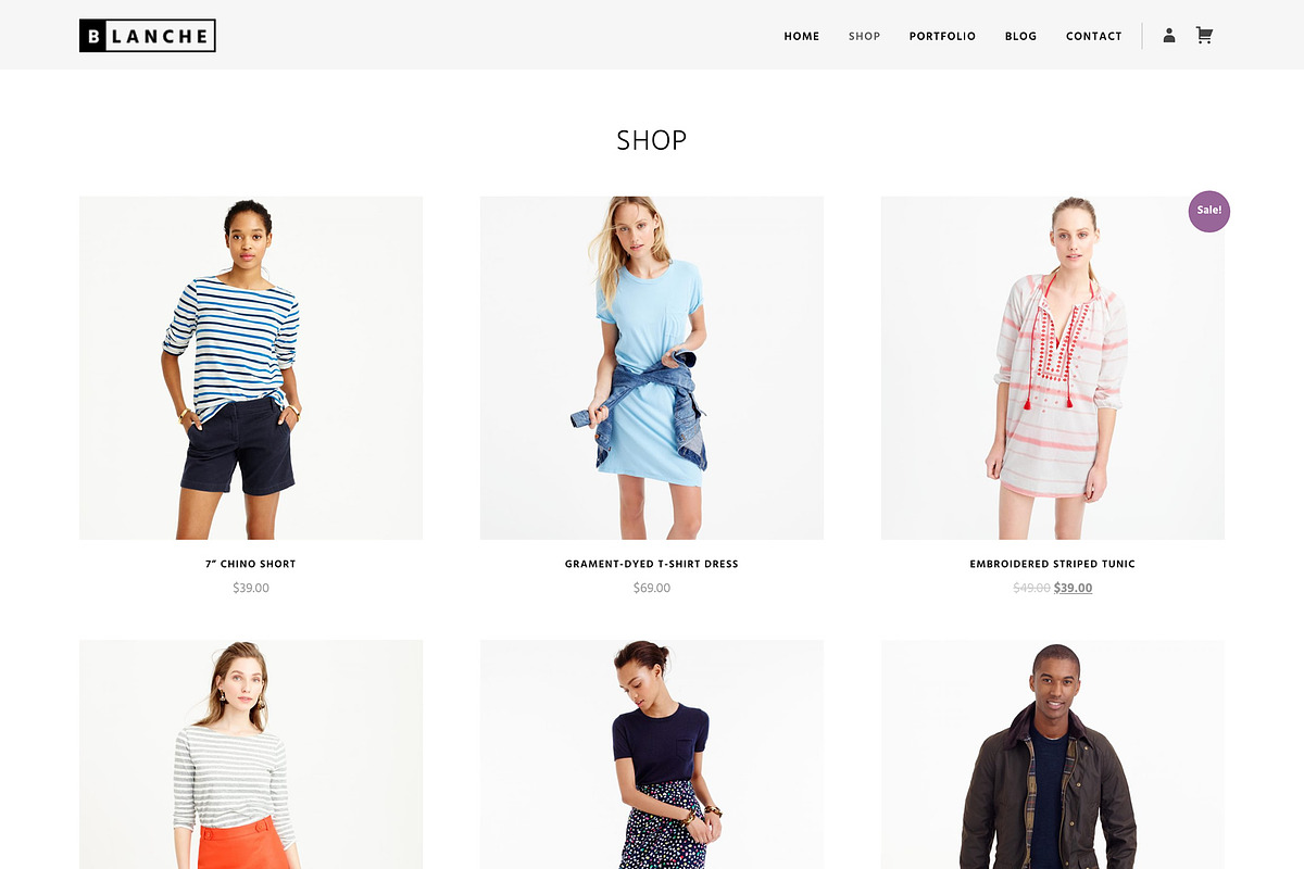 Blanche - Fashion & Shop WP Theme in WordPress Commerce Themes - product preview 8