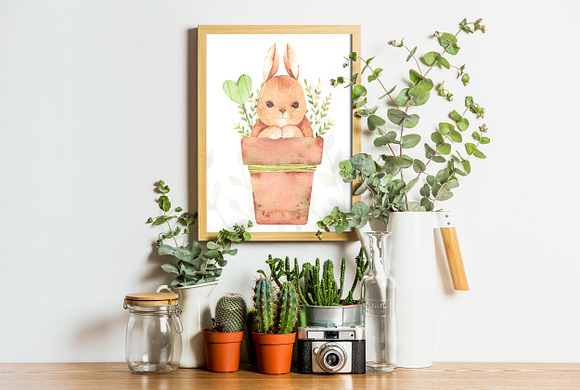 Happy easter watercolor in Illustrations - product preview 5