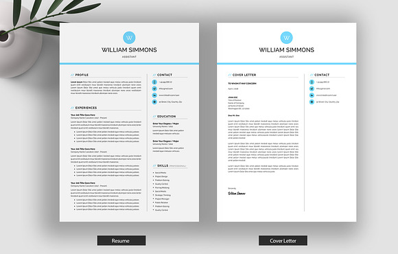 Word Resume/CV in Resume Templates - product preview 2