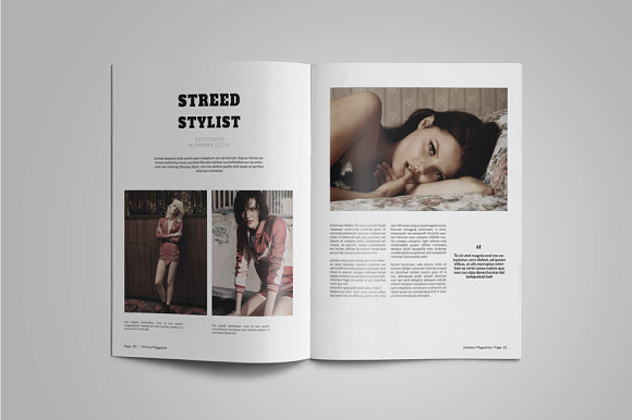 Femina Magazine Template in Magazine Templates - product preview 6