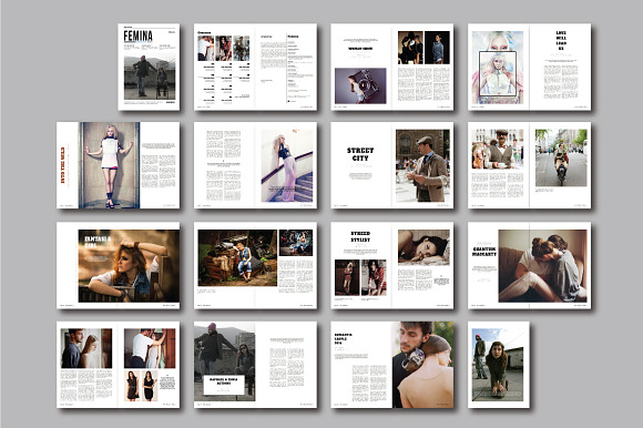 Femina Magazine Template in Magazine Templates - product preview 8