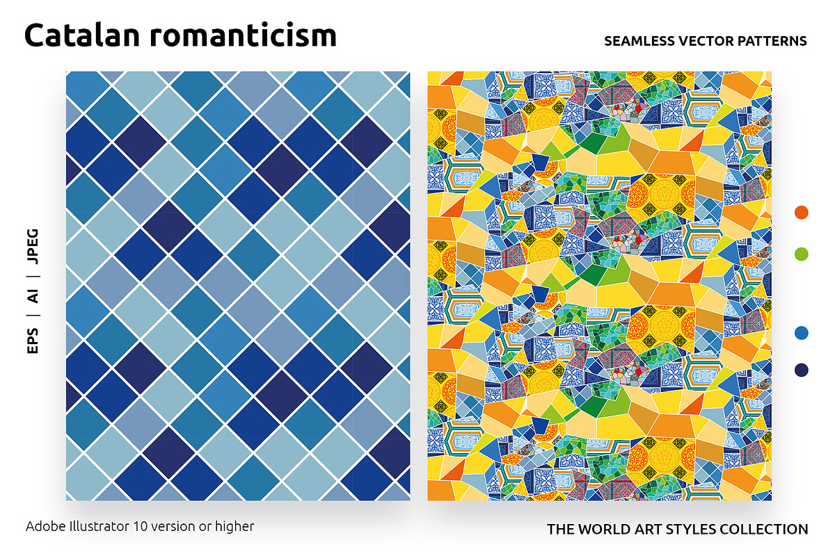 Romanticism seamless patterns in Patterns - product preview 8