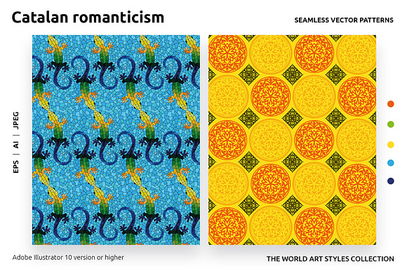 Romanticism seamless patterns in Patterns - product preview 4