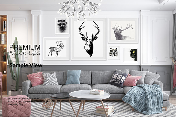 Frames & Wall Set in Product Mockups - product preview 9
