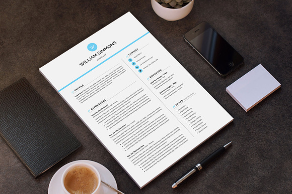 Word Resume/CV in Resume Templates - product preview 6