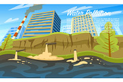 Water pollution. Environmental