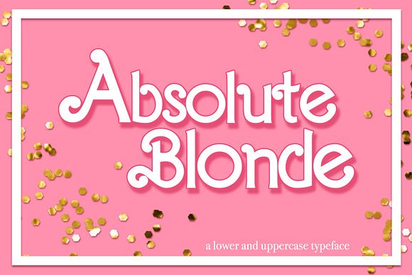 Absolute Blonde Typeface in Serif Fonts - product preview 5