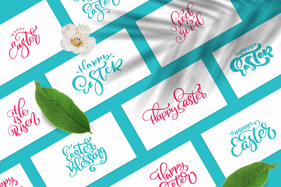 Vector Easter Quotes And Frames SVG in Objects - product preview 1
