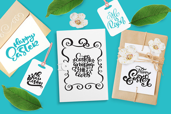 Vector Easter Quotes And Frames SVG in Objects - product preview 5