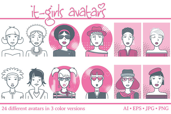 It-girls avatars