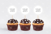 Cupcake toppers mockup #9133
