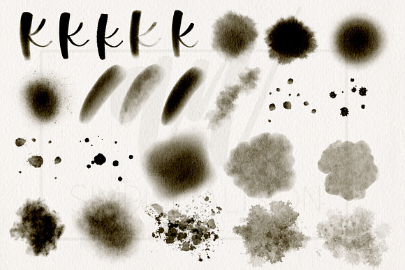 28 Watercolor Procreate Brushes in Photoshop Brushes - product preview 1