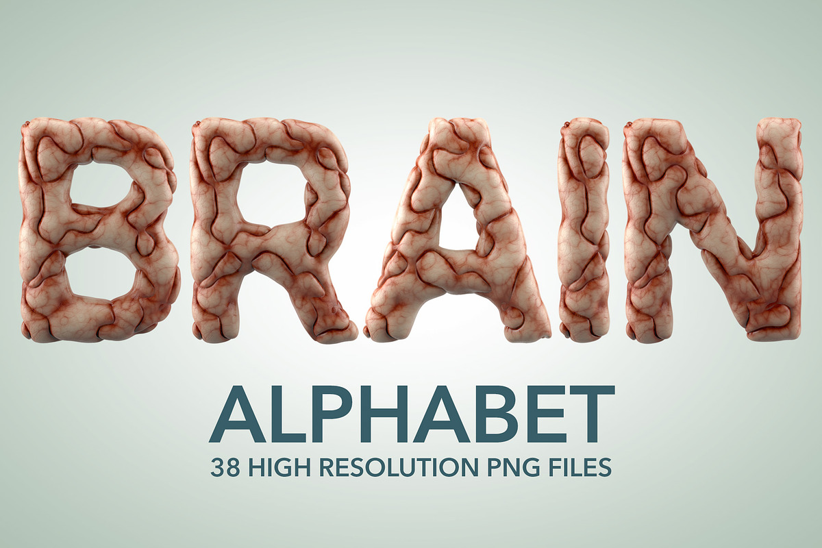 Brain Alphabet in Illustrations - product preview 8