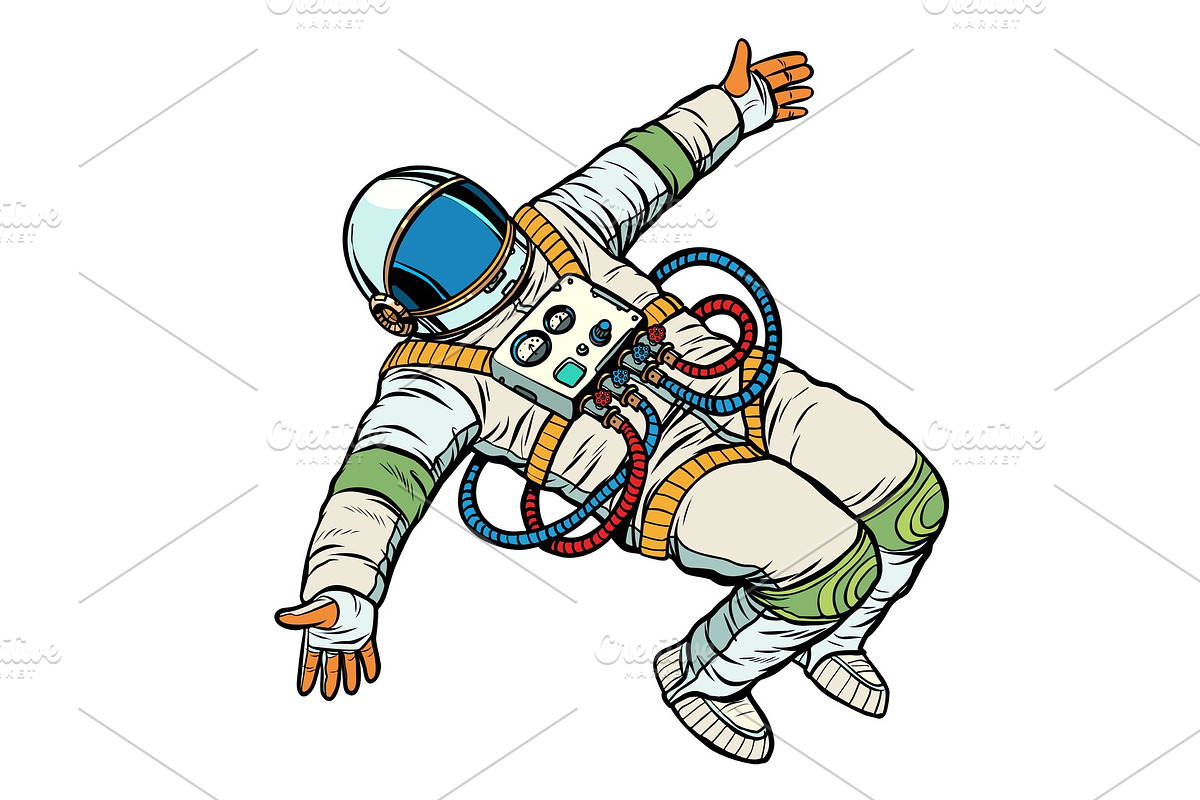 astronaut wants a hug in Illustrations - product preview 8